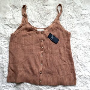 Abercrombie Button Tank NWT